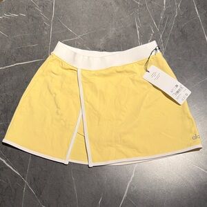Alo Yellow (Warm Butter) Tennis Skirt